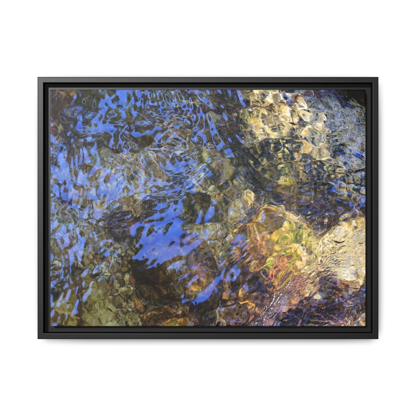 Aquatic Kaleidoscope - Unique Stretched Canvas Wall Art - Art By Earth