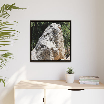 Stone's Silent Whisper - Unique Stretched Canvas Wall Art - Art By Earth