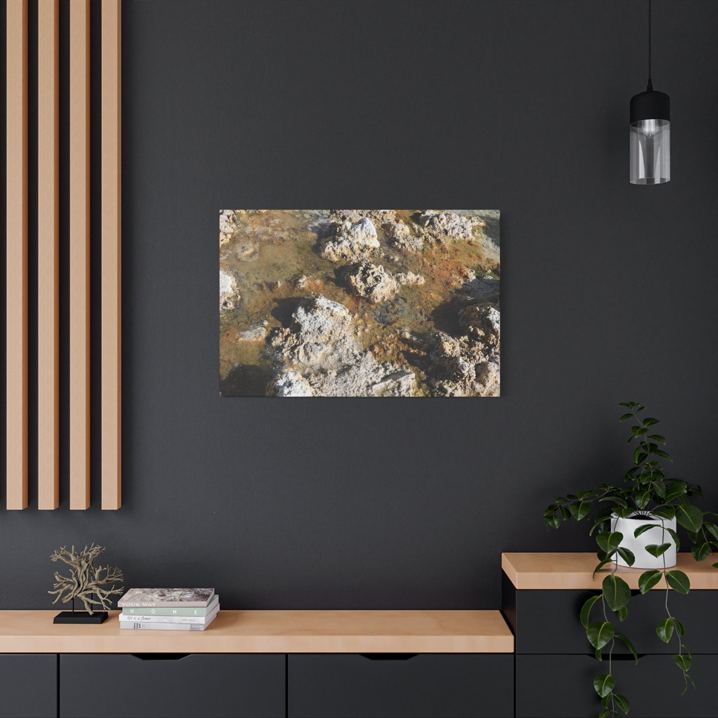 Strata of Decay - Unique Frameless Canvas Wall Art