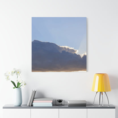 Cloud Mountain - Unique Frameless Canvas Wall Art