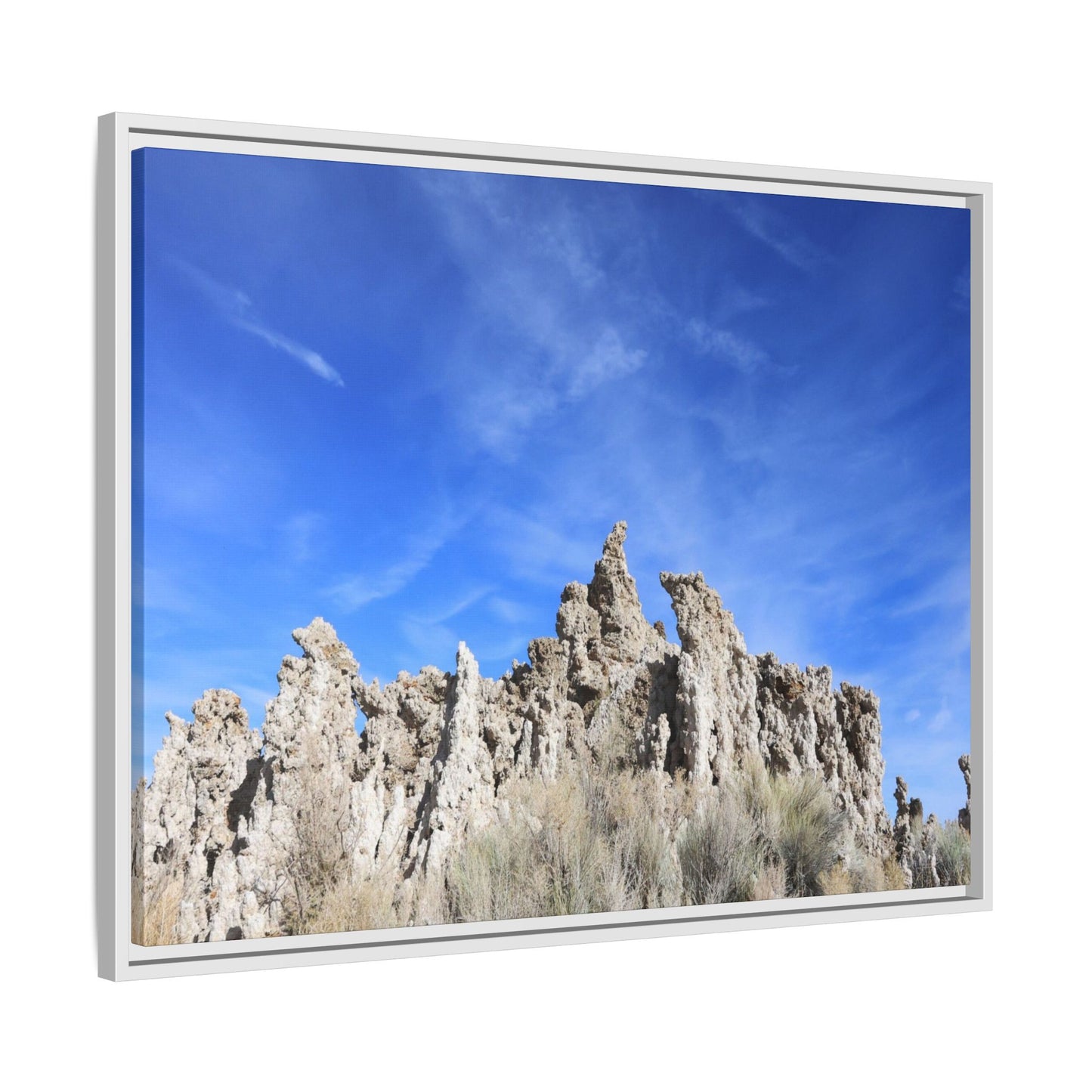 Frozen Sentinels - Unique Stretched Canvas Wall Art