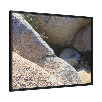 Boulder Shelter - Unique Stretched Canvas Wall Art