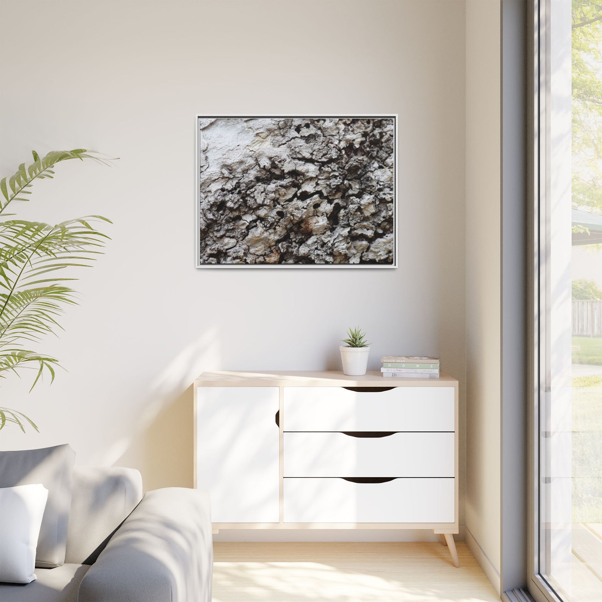 Cracked Terrain - Unique Stretched Canvas Wall Art - Art By Earth