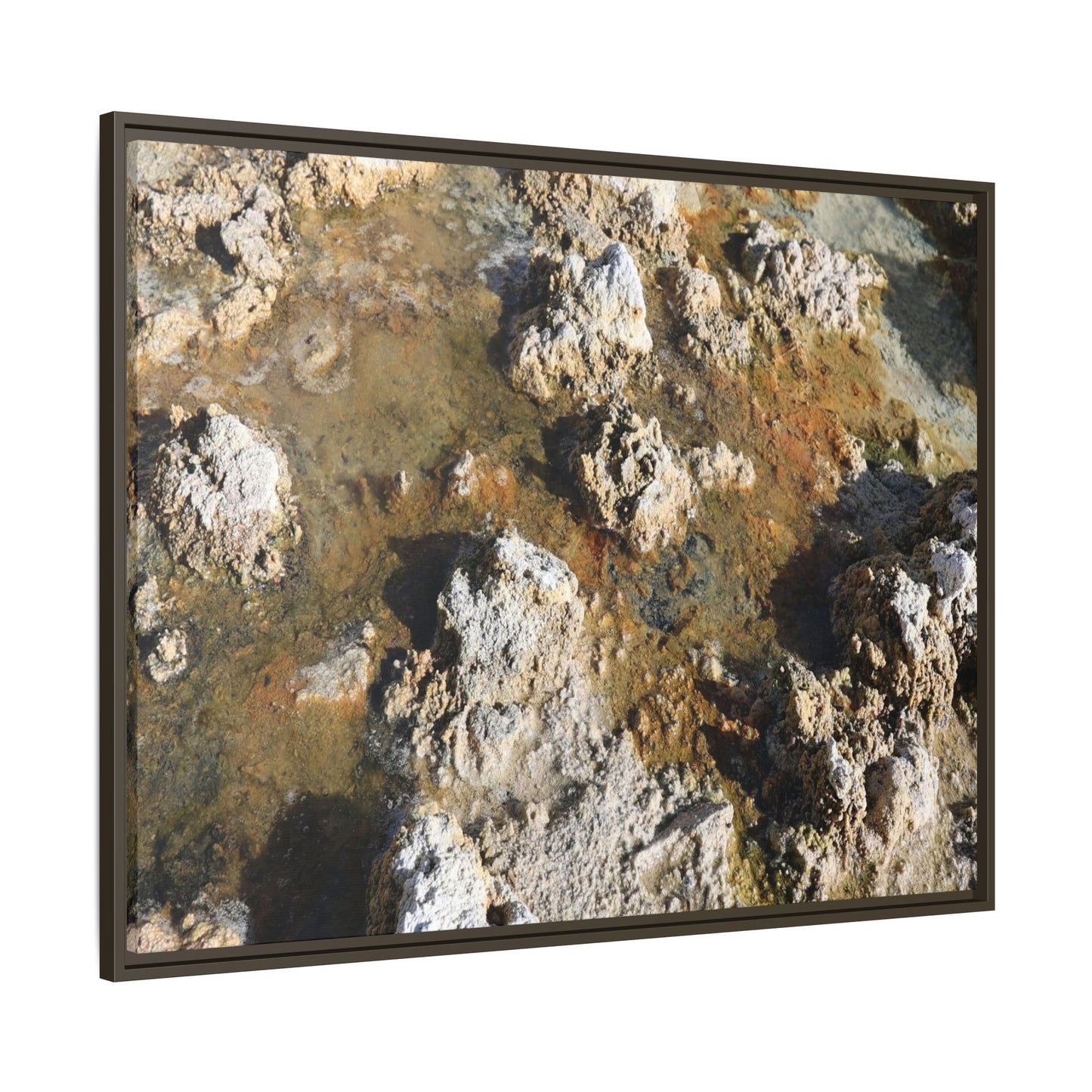 Stone Sea of Silence - Unique Stretched Canvas Wall Art