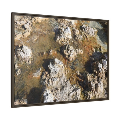 Stone Sea of Silence - Unique Stretched Canvas Wall Art