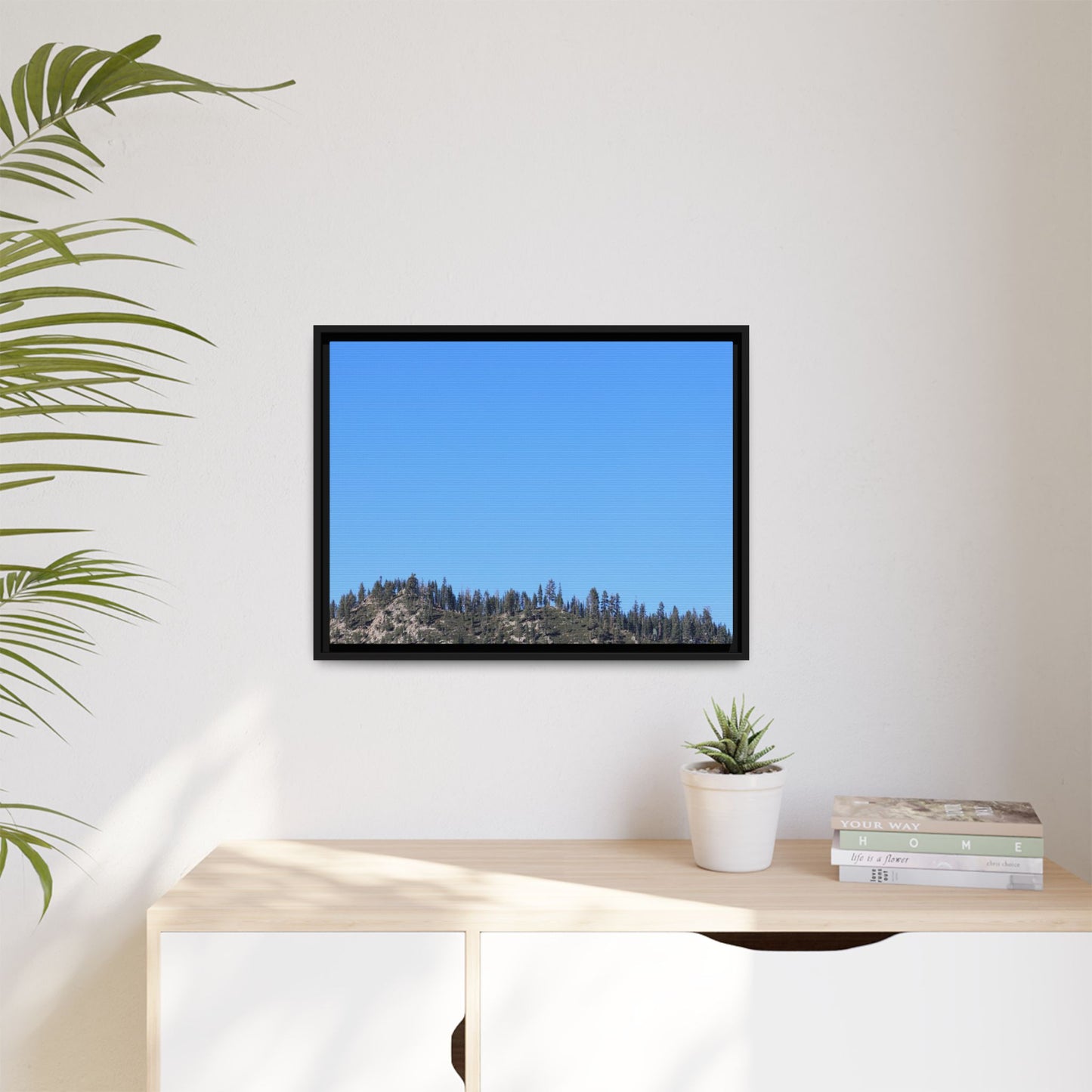 Blue Silence - Unique Stretched Canvas Wall Art