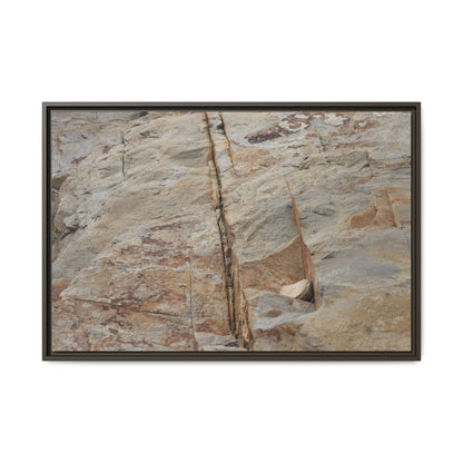 Sedimentary Symphony - Unique Stretched Canvas Wall Art - Art By Earth