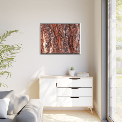 Wooden Mosaic - Unique Stretched Canvas Wall Art