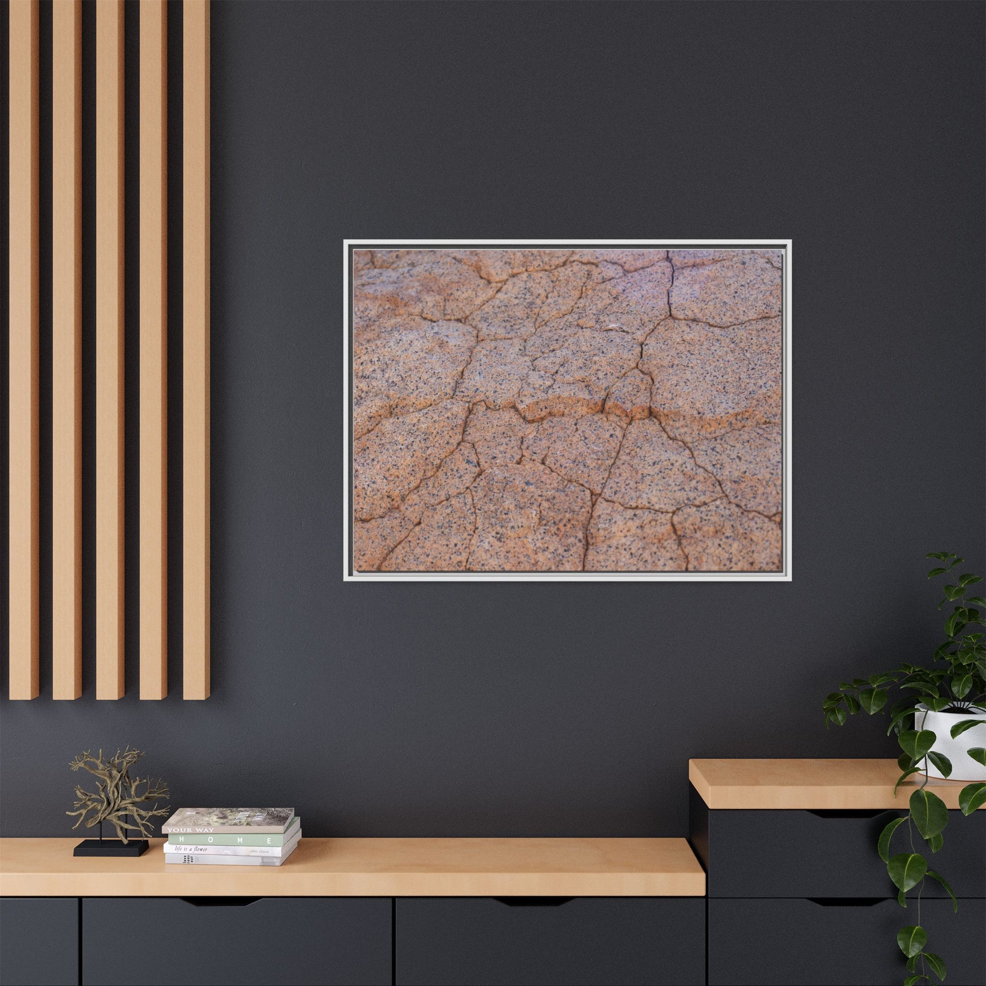 Fragmented Earth - Unique Stretched Canvas Wall Art - Art By Earth