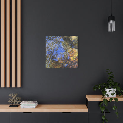 Water's Whisper - Unique Frameless Canvas Wall Art - Art By Earth