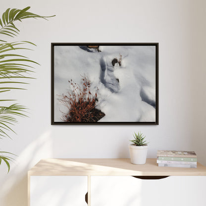 Frostbound Whispers - Unique Stretched Canvas Wall Art