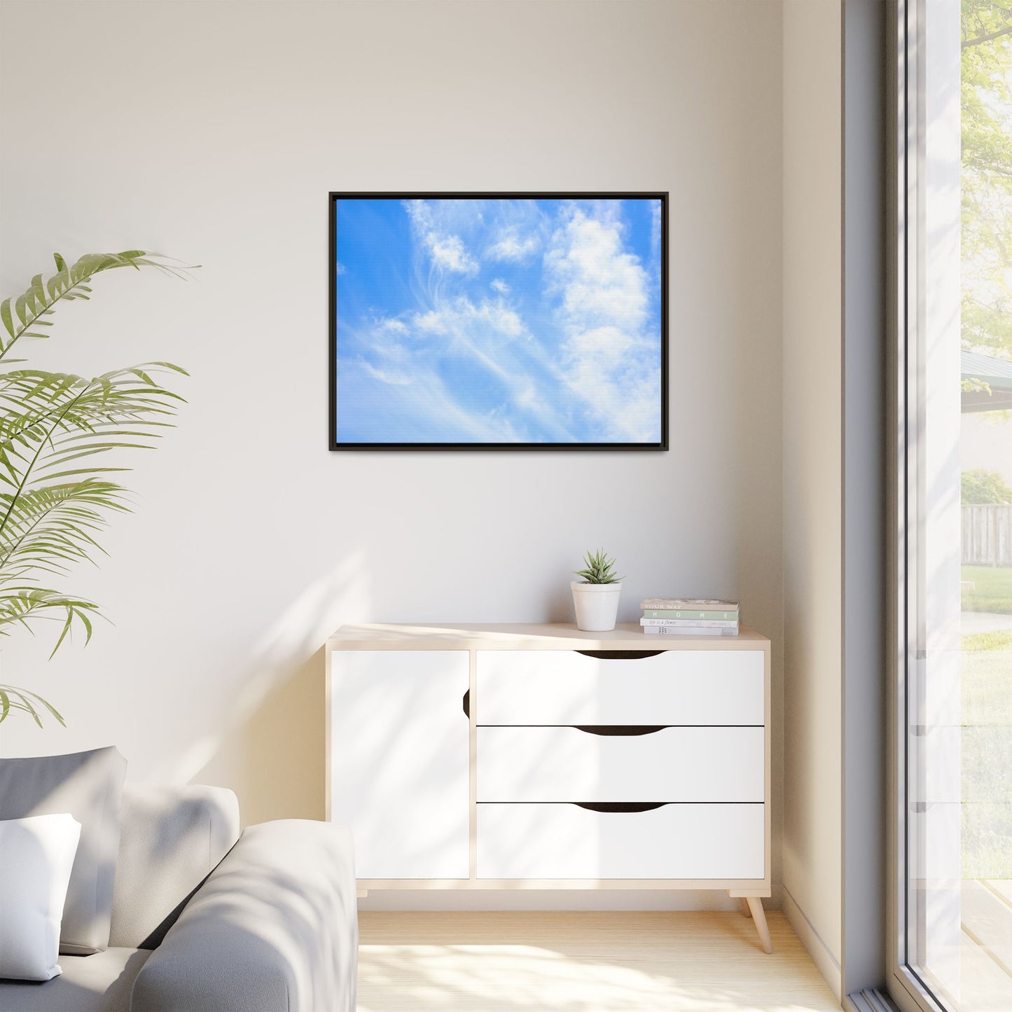 Azure Dreaming - Unique Stretched Canvas Wall Art - Art By Earth