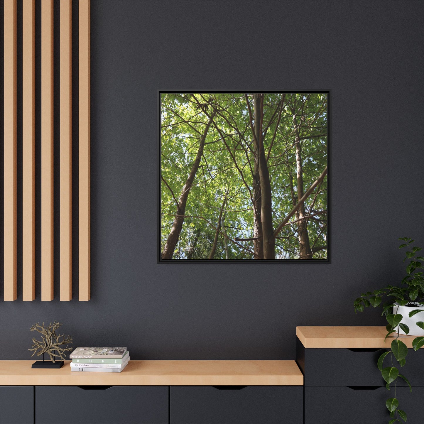 Forest Branches - Unique Stretched Canvas Wall Art