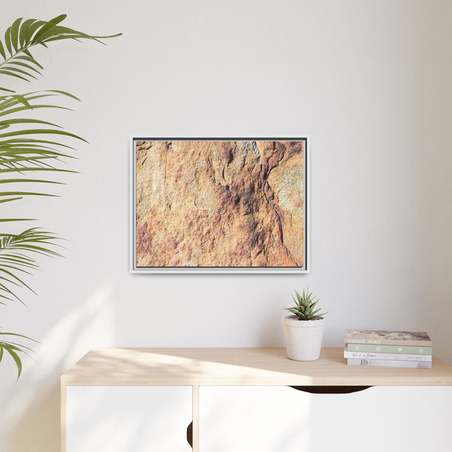Fractal Stone - Unique Stretched Canvas Wall Art - Art By Earth