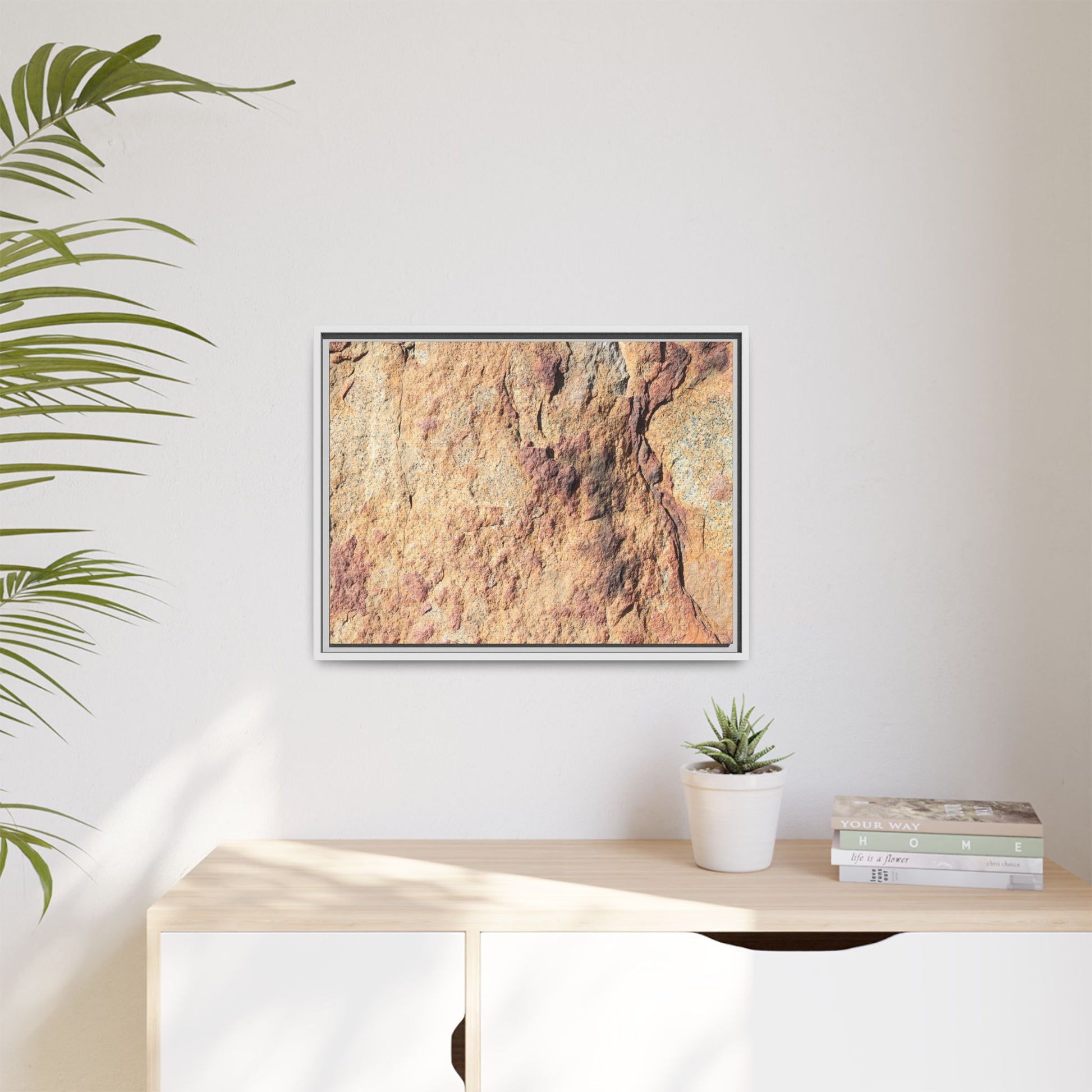 Fractal Stone - Unique Stretched Canvas Wall Art - Art By Earth