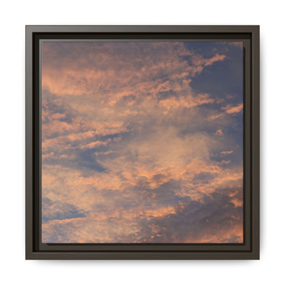 Sunset's Ethereal Canvas - Unique Stretched Canvas Wall Art - Art By Earth