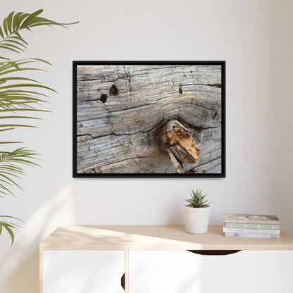 Weathered Wood Texture - Unique Stretched Canvas Wall Art - Art By Earth