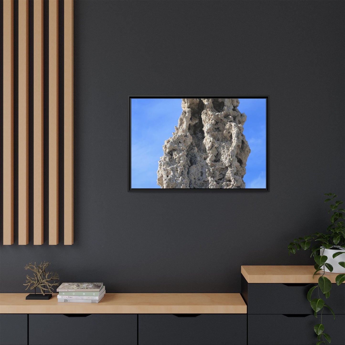 Stone Sentinel - Unique Stretched Canvas Wall Art