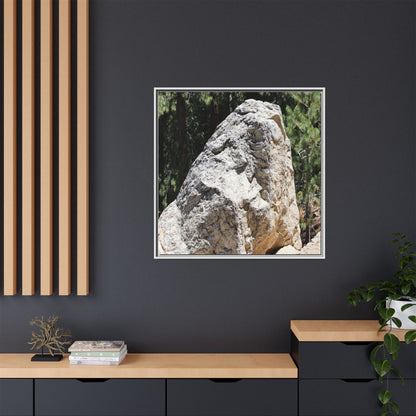 Stone's Silent Whisper - Unique Stretched Canvas Wall Art - Art By Earth