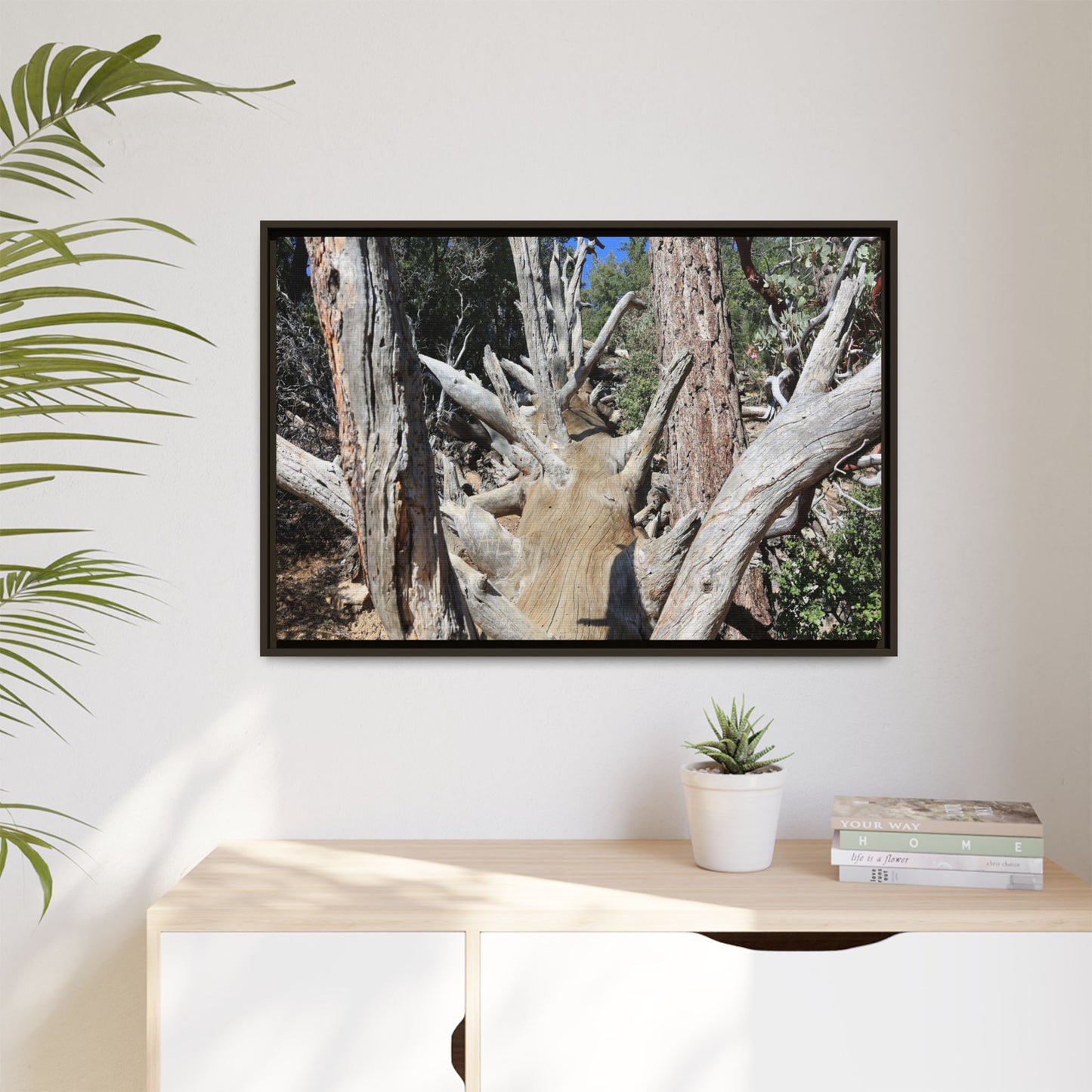 Forest Sentinels - Unique Stretched Canvas Wall Art