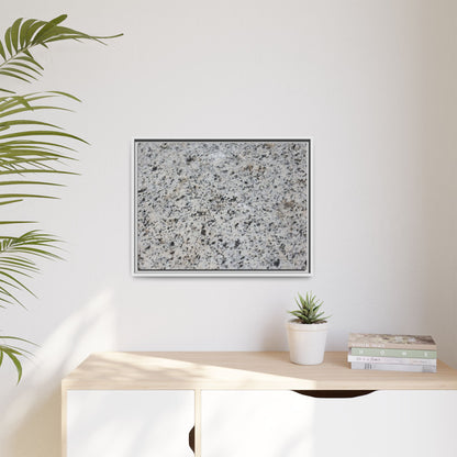 Monochrome Mosaic - Unique Stretched Canvas Wall Art - Art By Earth