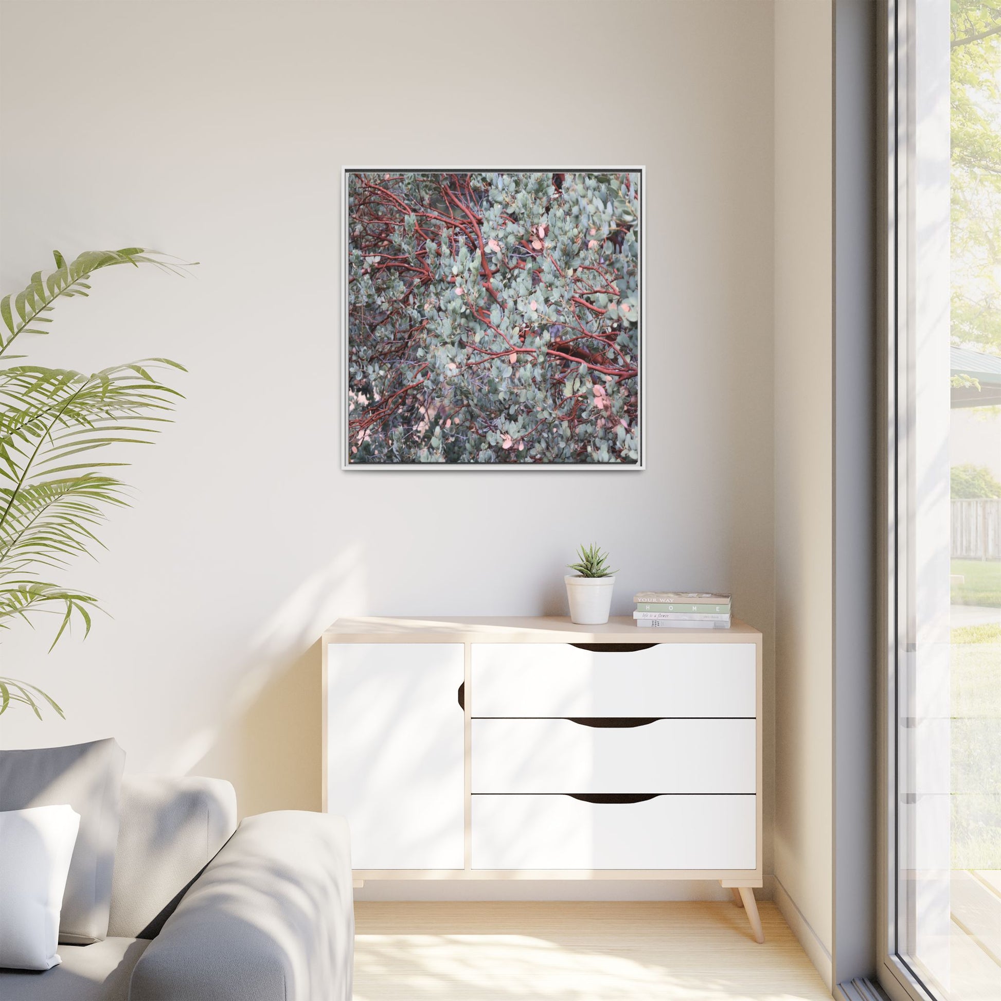 Whispers of Sage - Unique Stretched Canvas Wall Art - Art By Earth