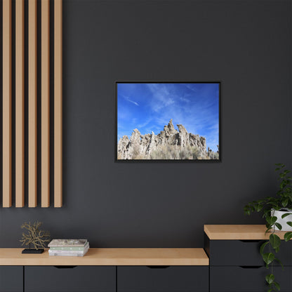 Frozen Sentinels - Unique Stretched Canvas Wall Art
