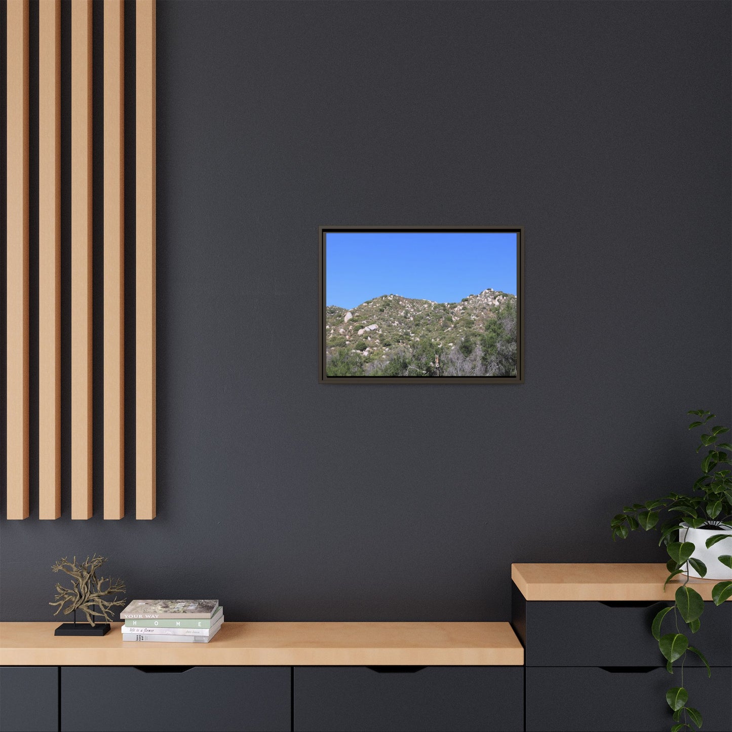 Sparse Vegetation - Unique Stretched Canvas Wall Art