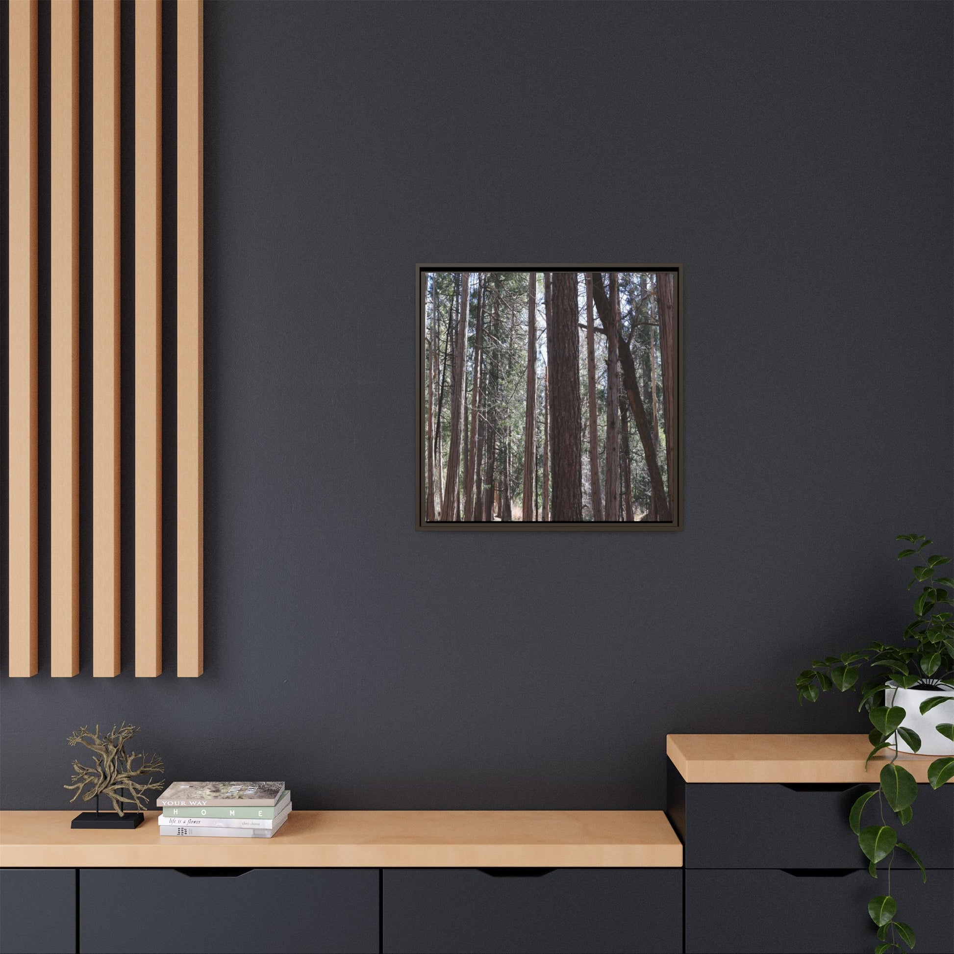 Forest Cathedral - Unique Stretched Canvas Wall Art - Art By Earth