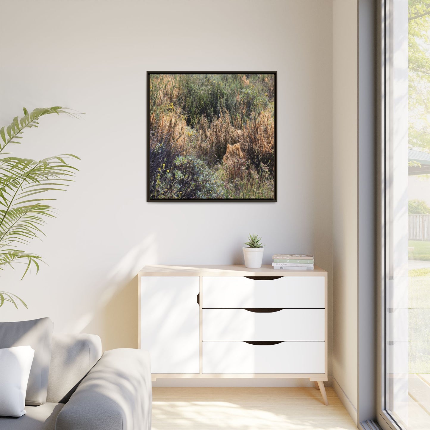 Drought-Stricken Landscape - Unique Stretched Canvas Wall Art - Art By Earth