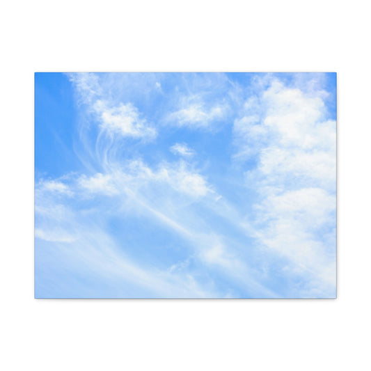 Whispers of Cerulean - Unique Frameless Canvas Wall Art - Art By Earth