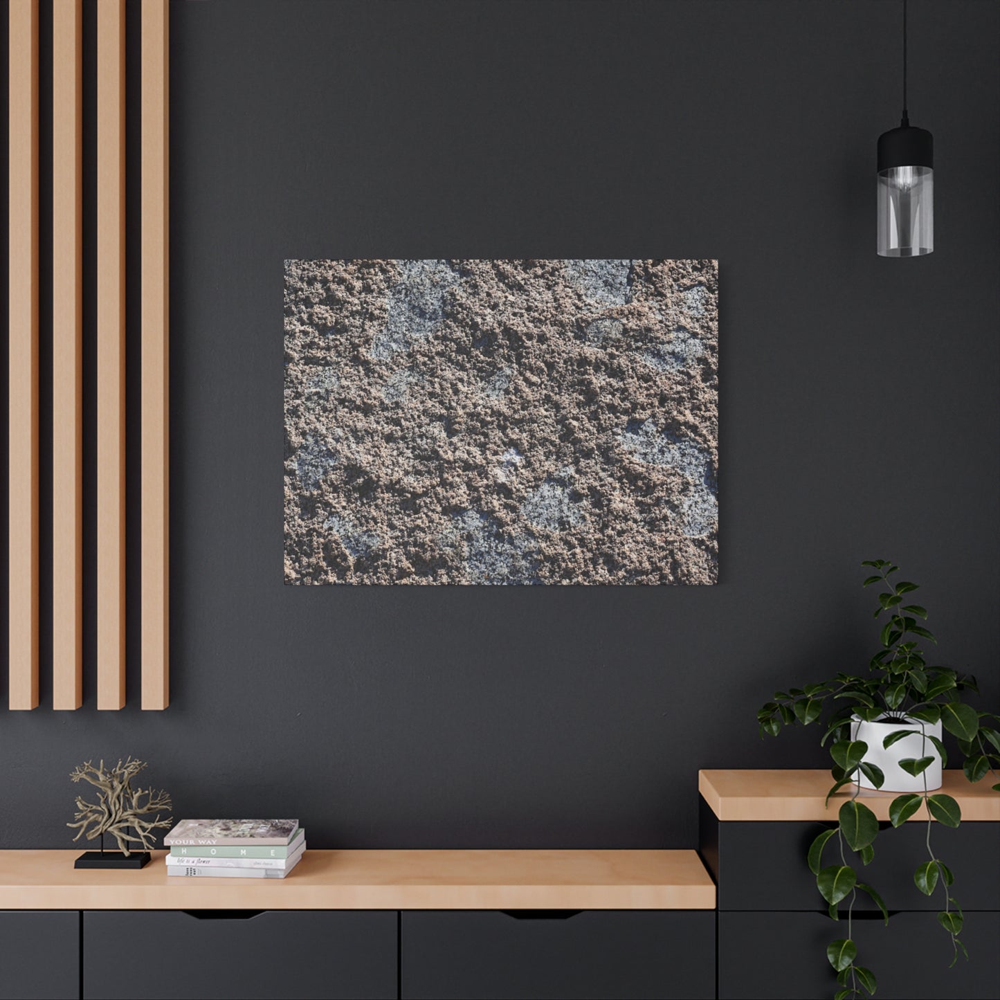 Soil and Stone - Unique Frameless Canvas Wall Art