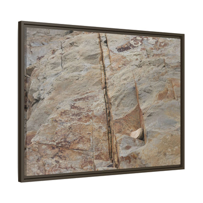Sedimentary Symphony - Unique Stretched Canvas Wall Art - Art By Earth
