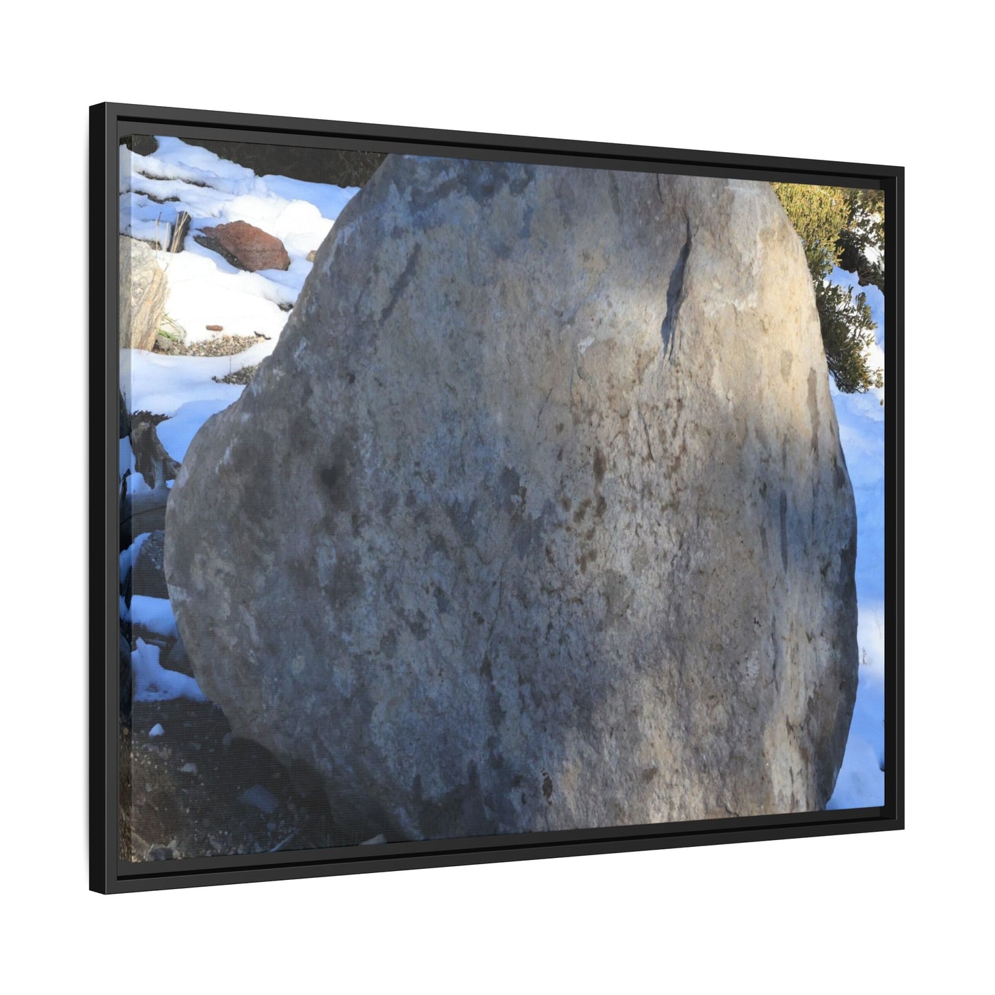 Glacial Solitude - Unique Stretched Canvas Wall Art