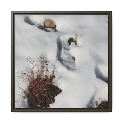 Frostbound Whispers - Unique Stretched Canvas Wall Art