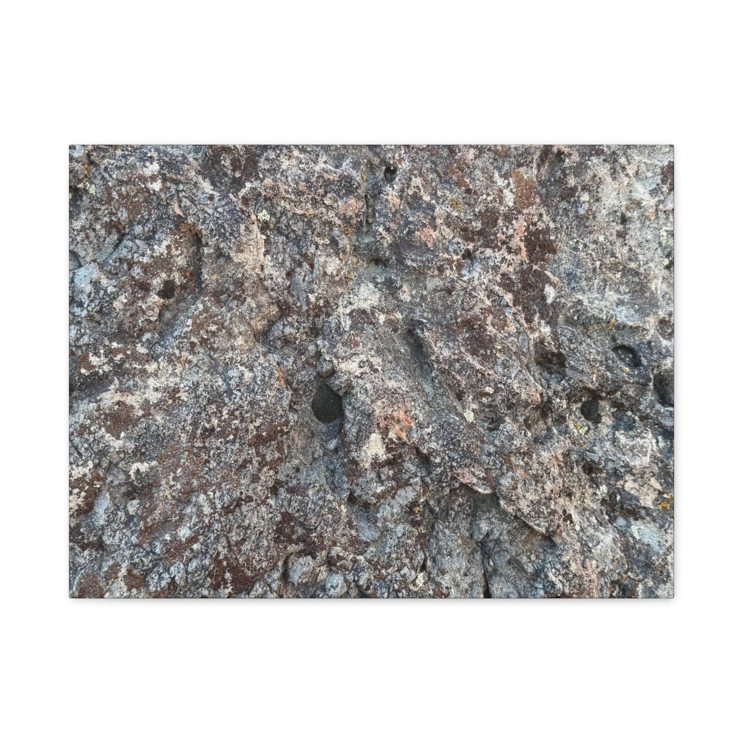 Rust and Granite - Unique Frameless Canvas Wall Art