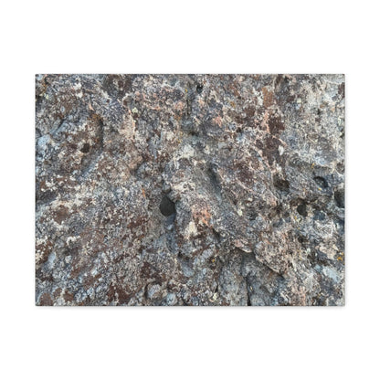 Rust and Granite - Unique Frameless Canvas Wall Art