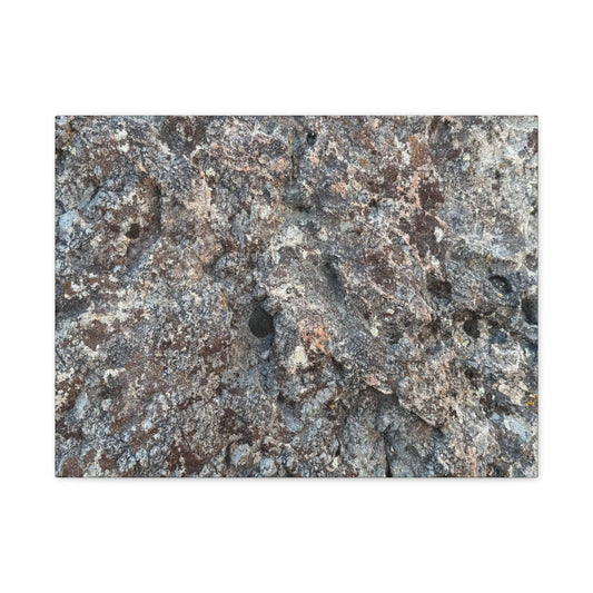 Rust and Granite - Unique Frameless Canvas Wall Art