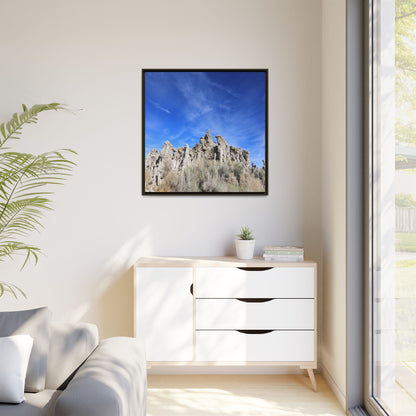 Frozen Sentinels - Unique Stretched Canvas Wall Art