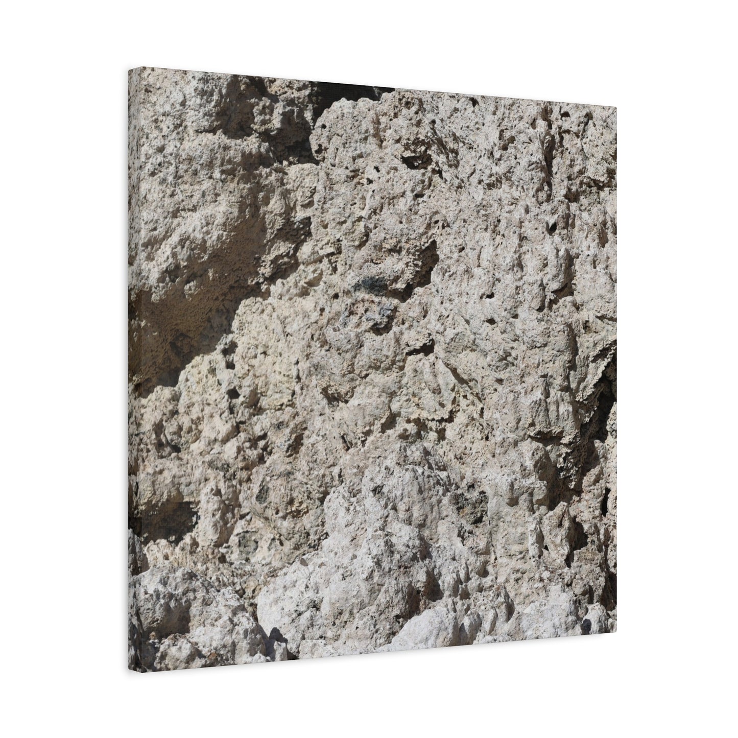 Limestone Symphony - Unique Frameless Canvas Wall Art
