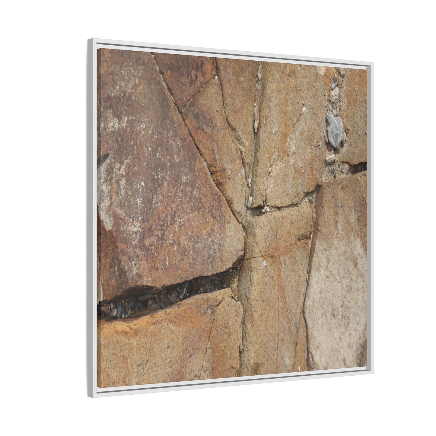 Rusty Crevices - Unique Stretched Canvas Wall Art - Art By Earth