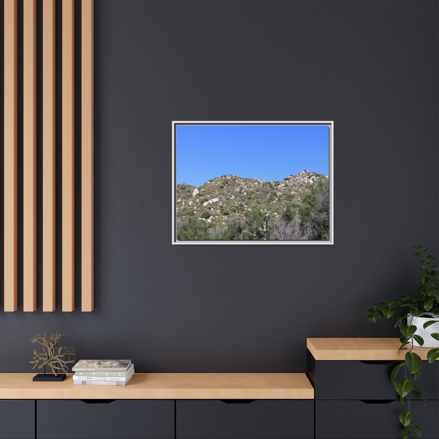 Sparse Vegetation - Unique Stretched Canvas Wall Art