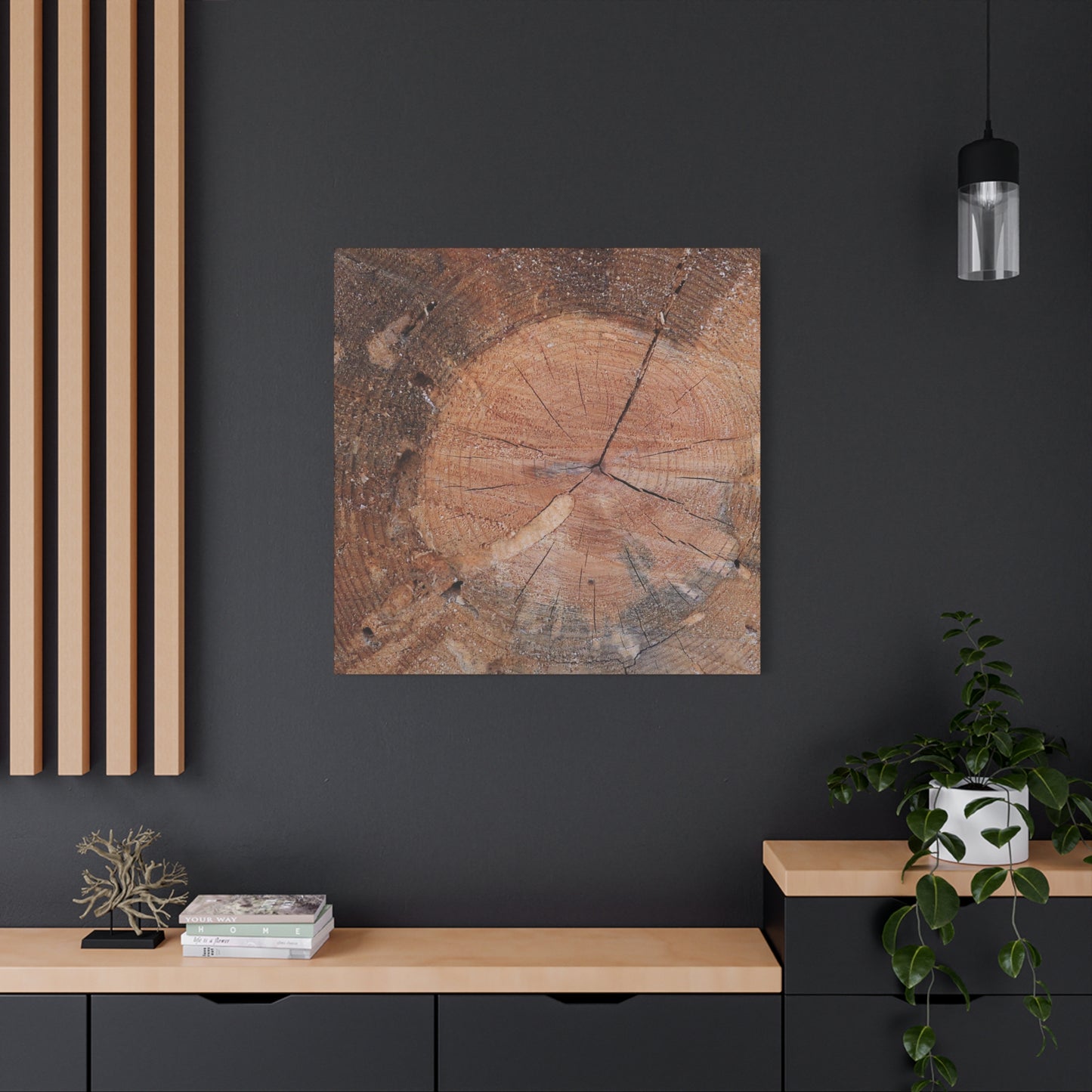 Timber Tale - Unique Frameless Canvas Wall Art - Art By Earth