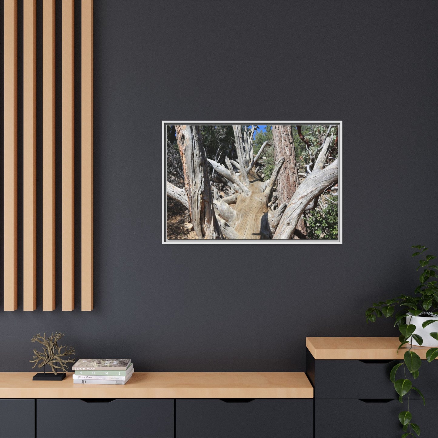 Forest Sentinels - Unique Stretched Canvas Wall Art