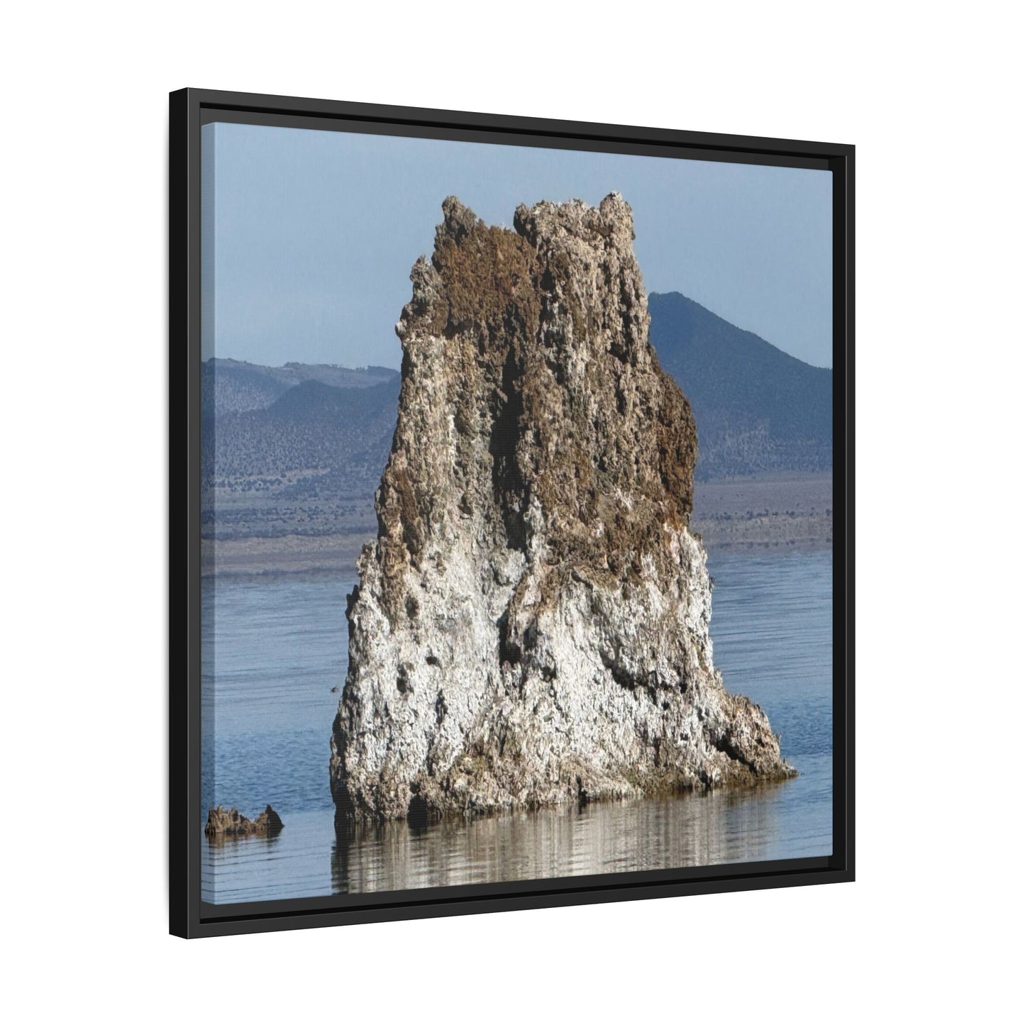 Tufa Tower Reflection - Unique Stretched Canvas Wall Art