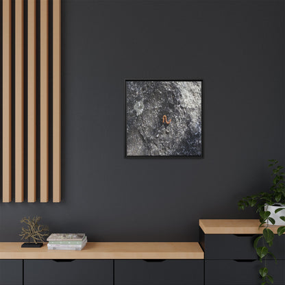 Volcanic Ash and Copper - Unique Stretched Canvas Wall Art - Art By Earth