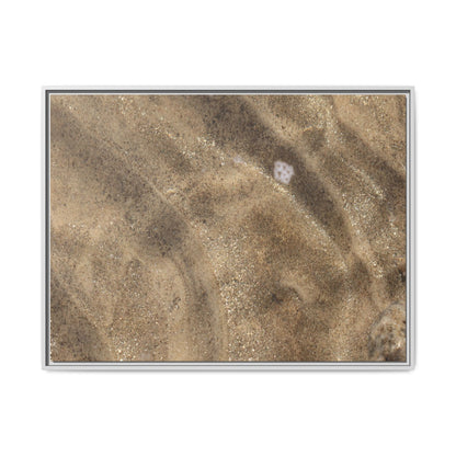 Underwater Sand Exploration - Unique Stretched Canvas Wall Art - Art By Earth