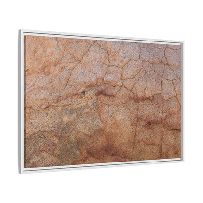 Russet Fissures - Unique Stretched Canvas Wall Art - Art By Earth