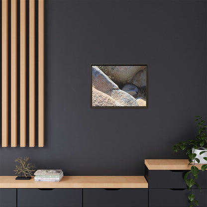 Boulder Shelter - Unique Stretched Canvas Wall Art