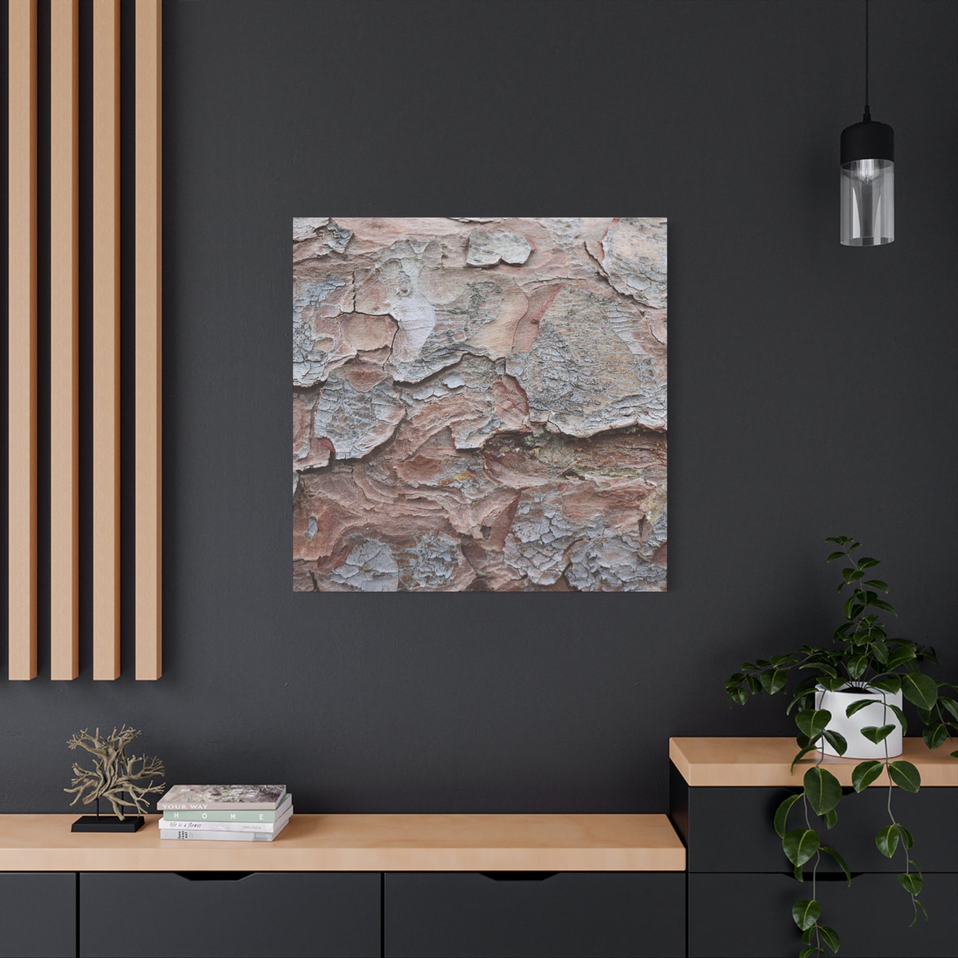 Textural Landscape - Unique Frameless Canvas Wall Art - Art By Earth